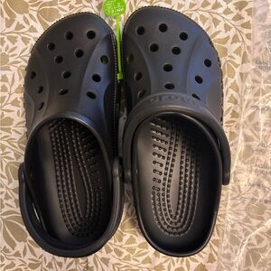 CROCS Women’s Baya Black Shoes Sandals NWB 7 37-38